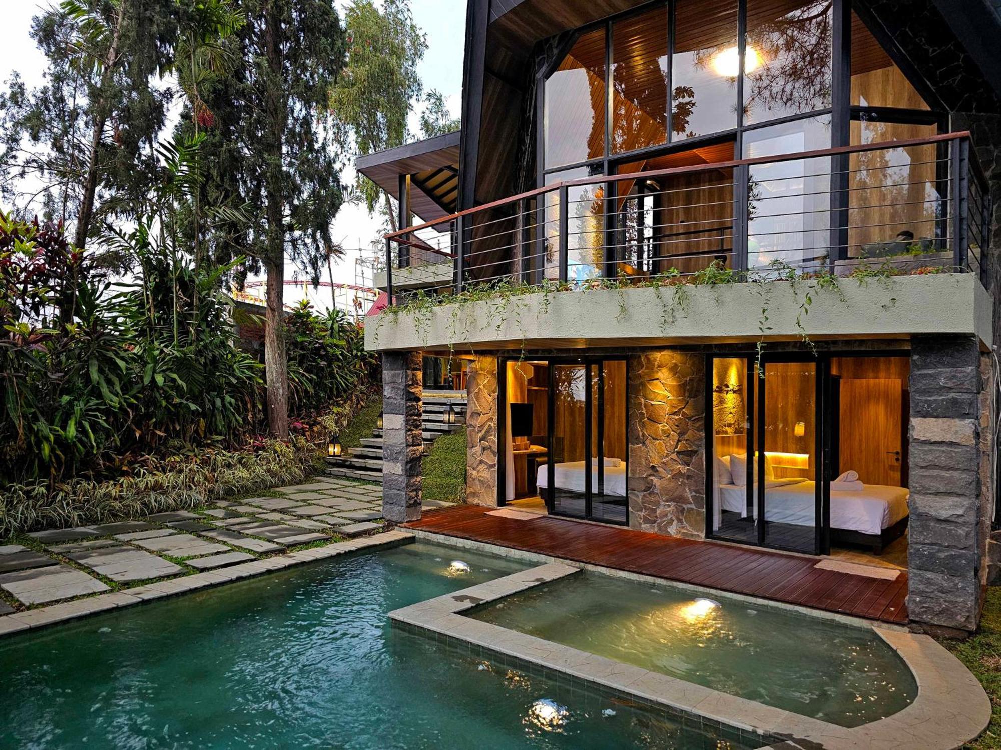 Villa 4-Br Klub Bunga No 4 Batu Malang Eksteriør bilde